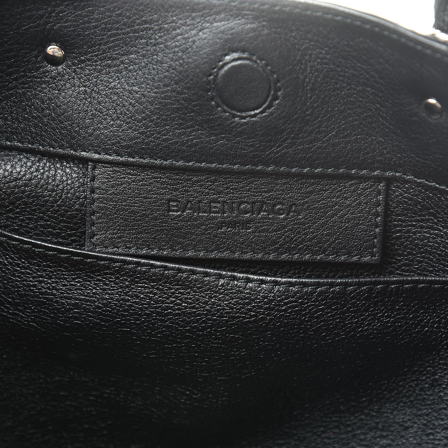 Balenciaga Veau Papier A6 Zip Around Tote Black 6 of 11