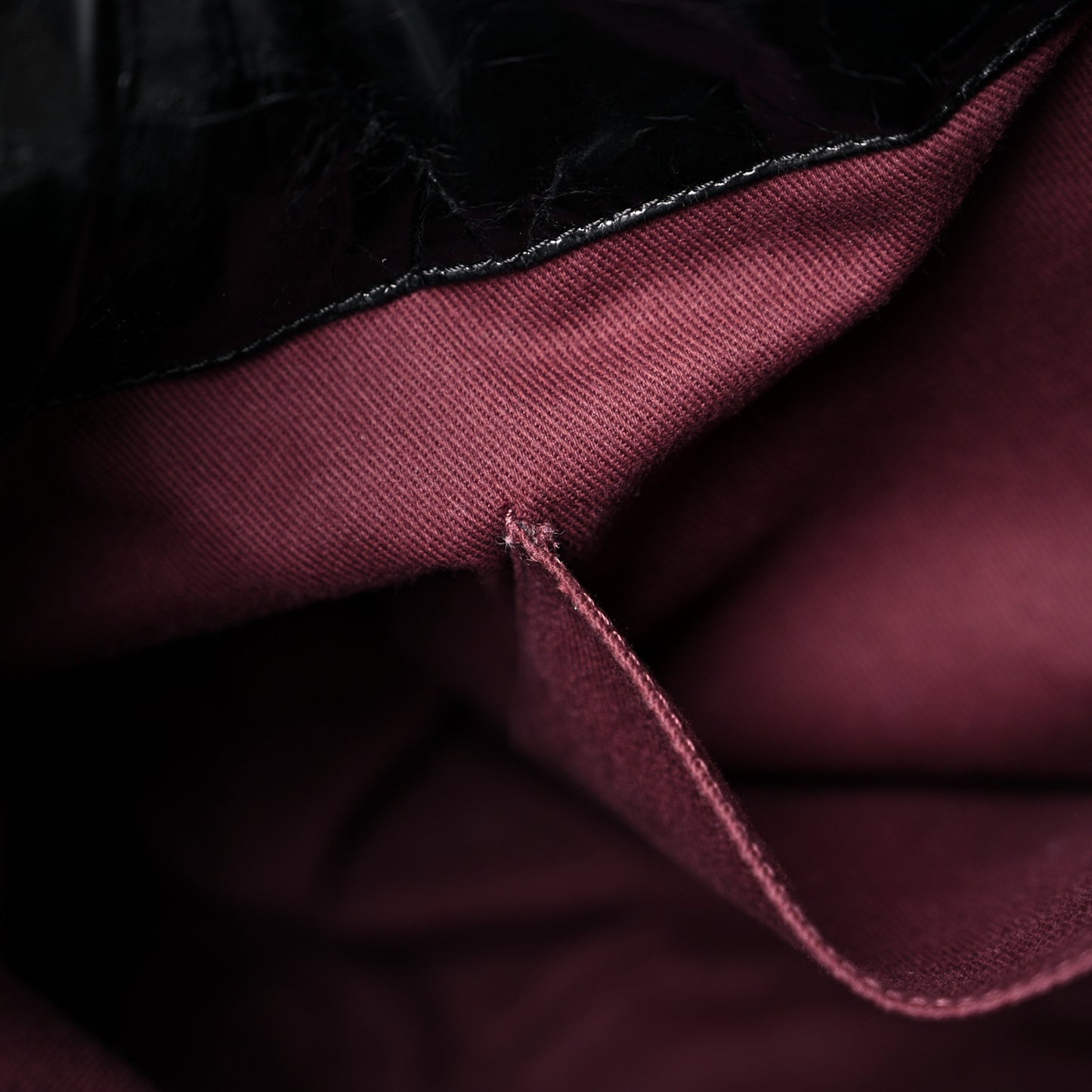 Iridescent Calfskin Quilted Large In The Mix Tote Black
