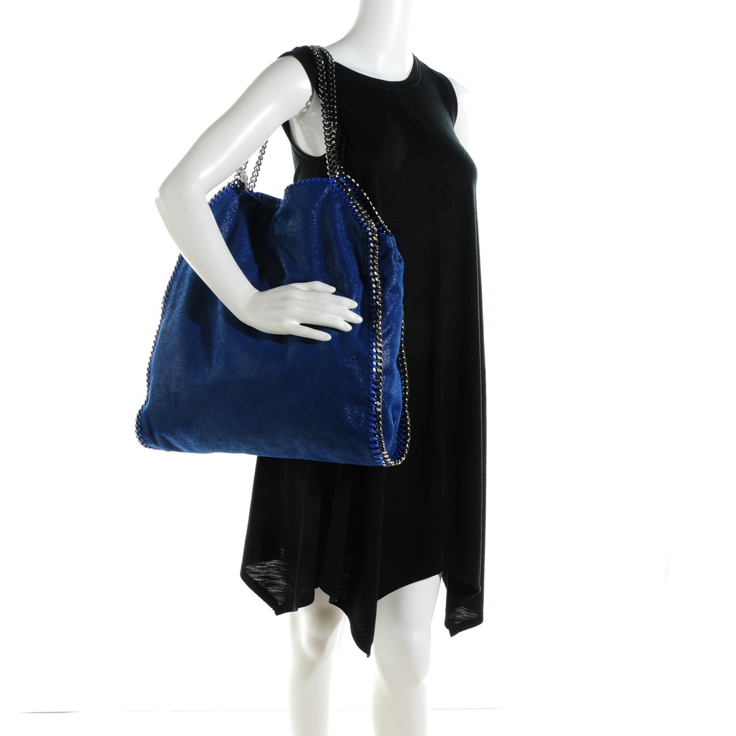 Stella McCartney Shaggy Deer Big Falabella Tote Cornflower Blue 2 of 10