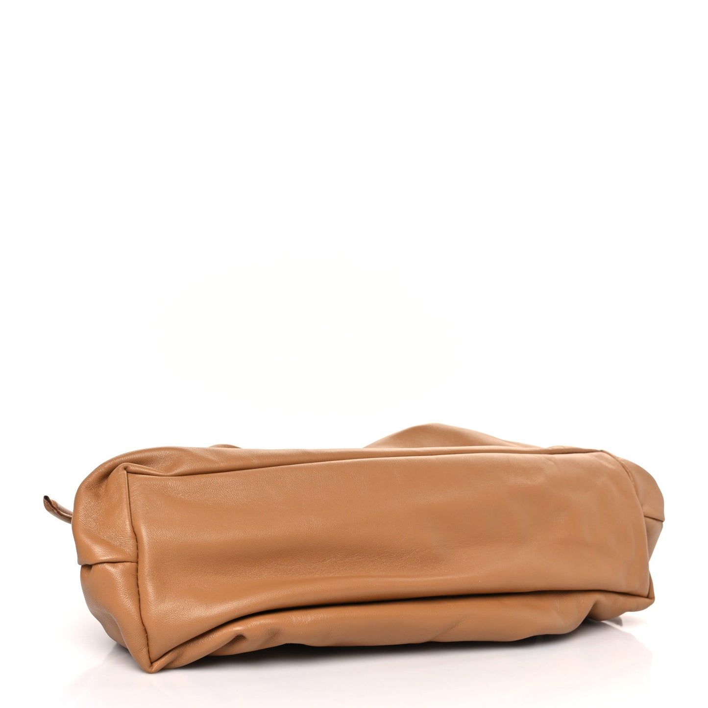 Lambskin Cloud Clutch Caramel