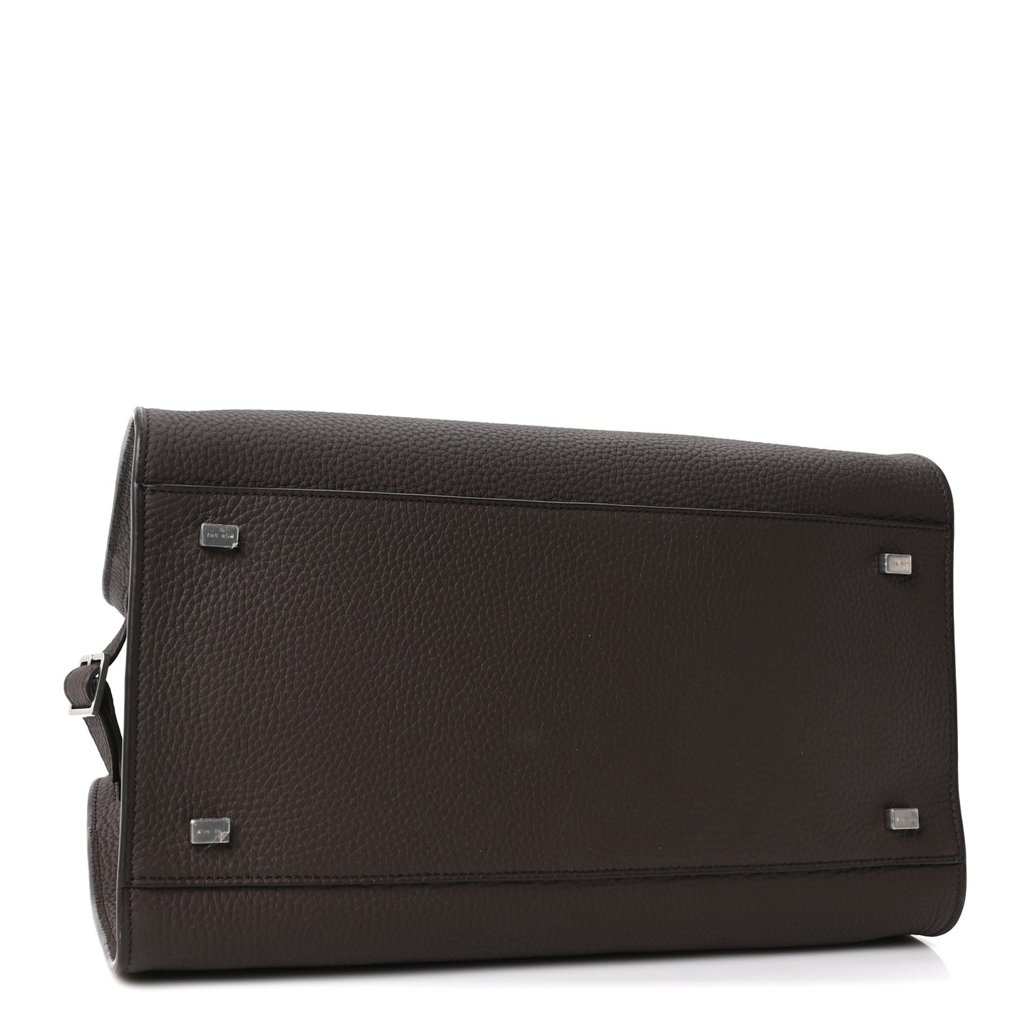 Matte Grained Calfskin Soft Margaux 12 Deep Brown