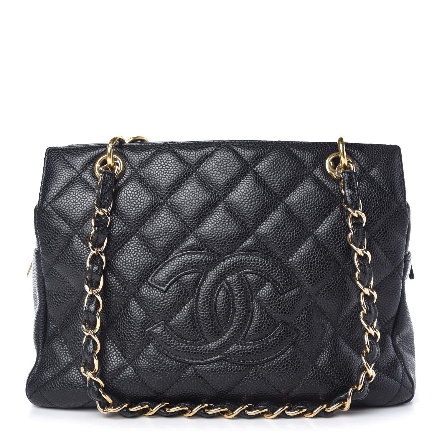 Chanel Caviar Quilted Petit Timeless Tote PTT Black 1 of 10