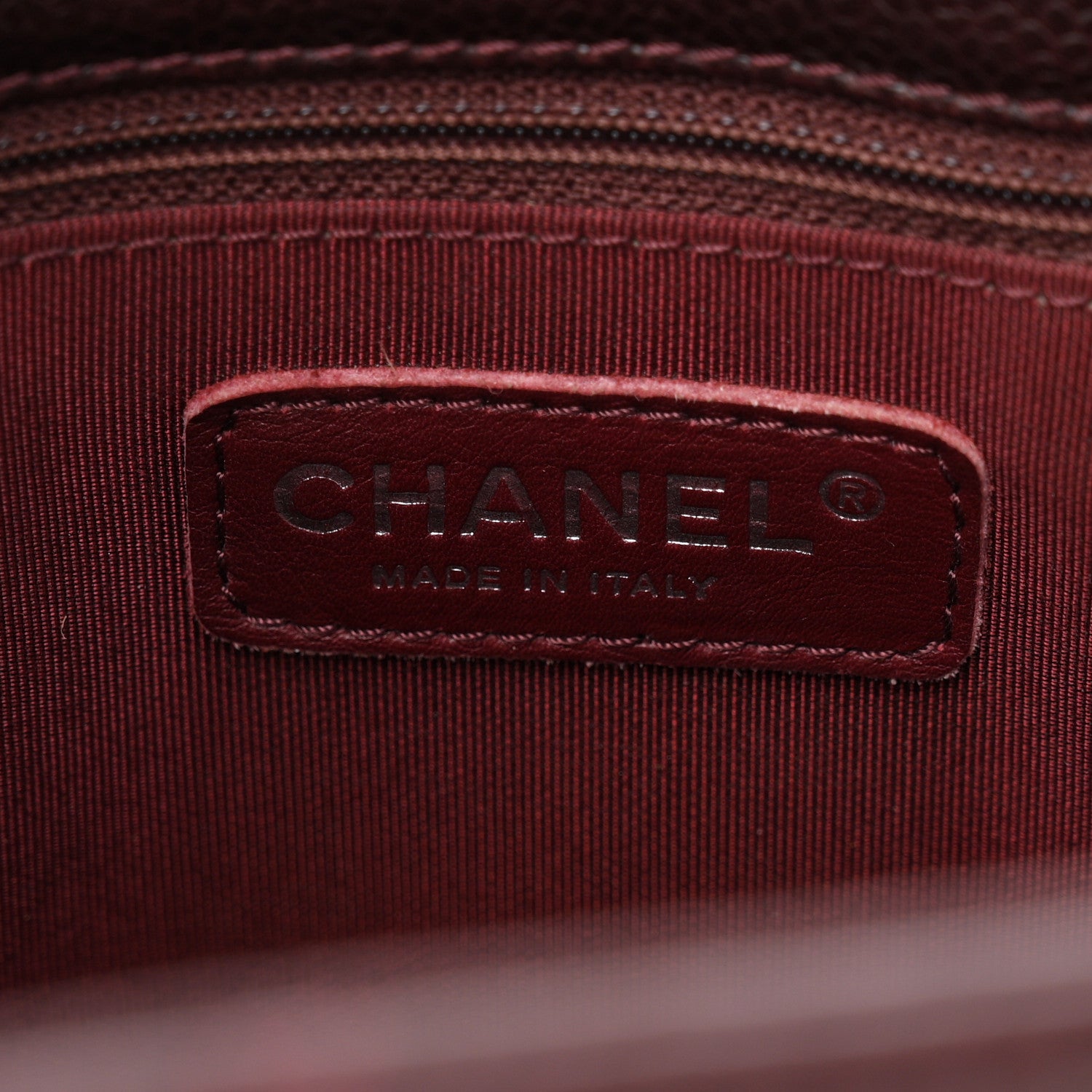Chanel Caviar Quilted Grand Shopping Tote GST Dark Bordeaux 6 of 11