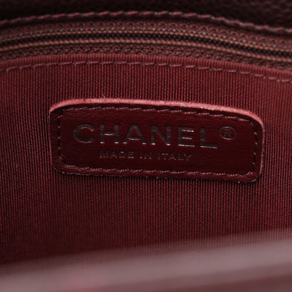 Chanel Caviar Quilted Grand Shopping Tote GST Dark Bordeaux 6 of 11
