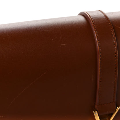 Saint Laurent Smooth Calfskin Medium Classic Monogram Universite Bag Brown 10 of 13