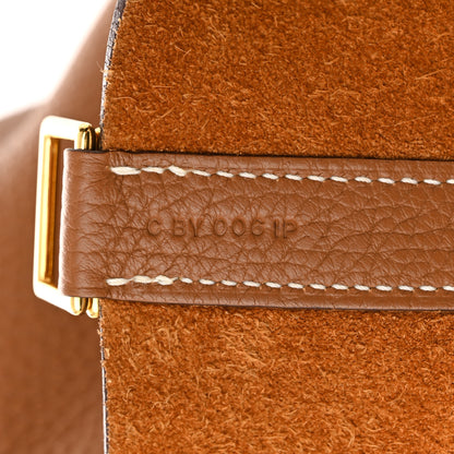 Hermes Taurillon Clemence Picotin Lock 26 GM Gold 7 of 10
