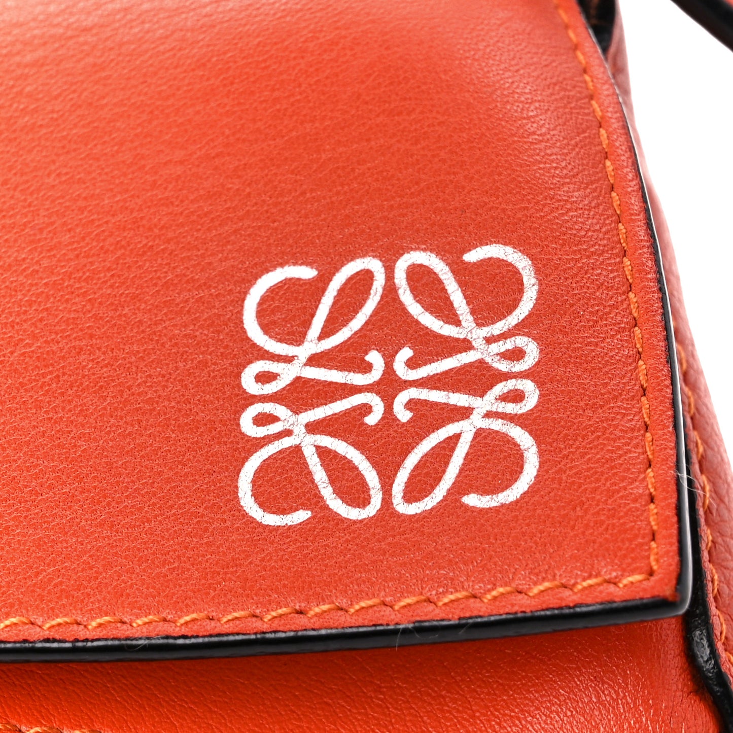 Calfskin Medium Puzzle Bag Orange