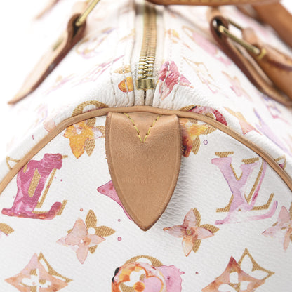 Louis Vuitton Watercolor Aquarelle Speedy 30 White 7 of 8