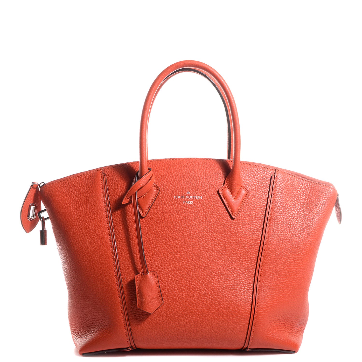 Louis Vuitton Cuir Taurillon Soft Lockit PM Clementine 1 of 7
