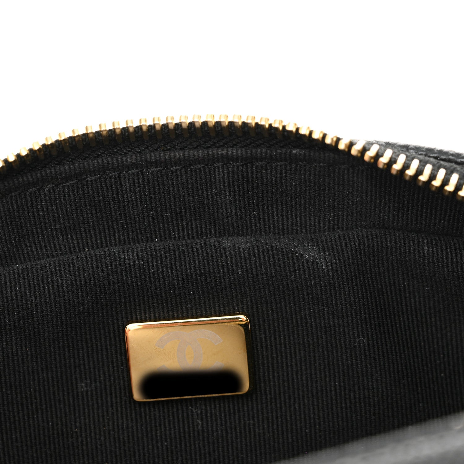 Chanel Caviar Quilted CC Vanity Case Black 11 of 12