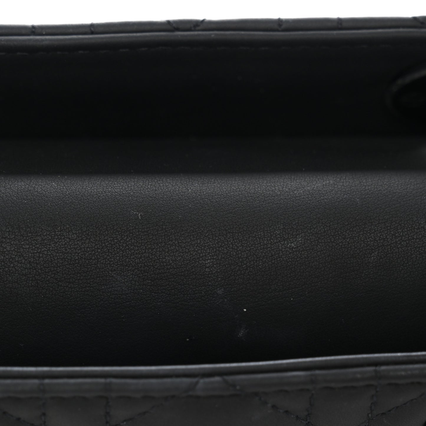 Ultra Matte Calfskin Cannage Small My ABCDior Lady Dior Black