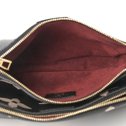 Louis Vuitton Empreinte Monogram Giant Multi Pochette Accessories Black Beige 6 of 9
