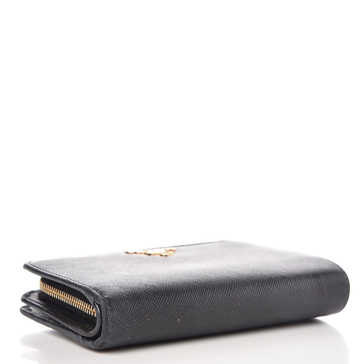 Saffiano Compact Wallet Black