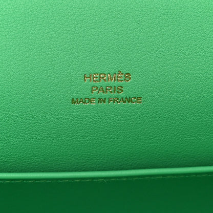 Hermes Swift Kelly Pochette Clutch Vert Comics 7 of 12