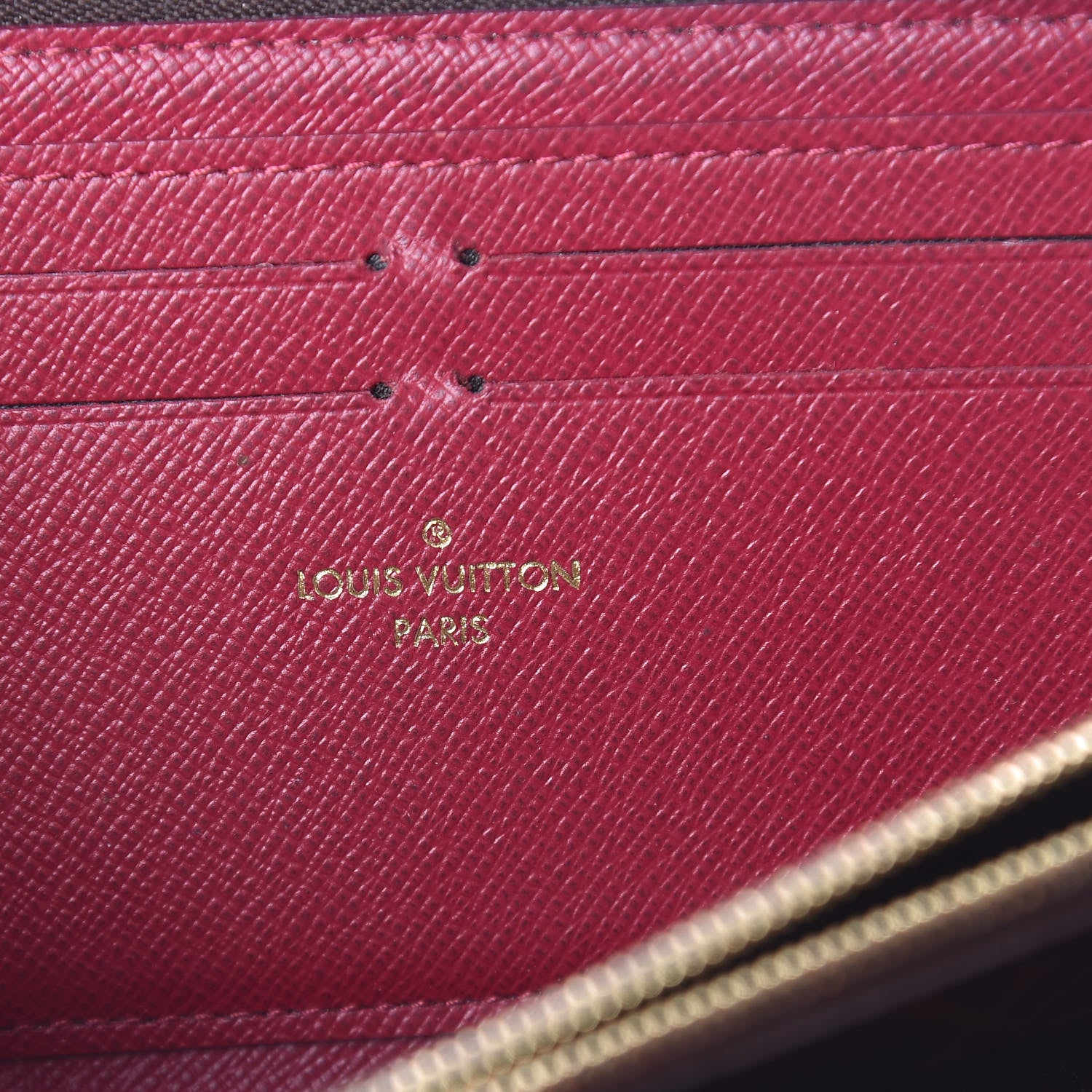 Louis Vuitton Monogram Clemence Wallet Fuchsia 6 of 6