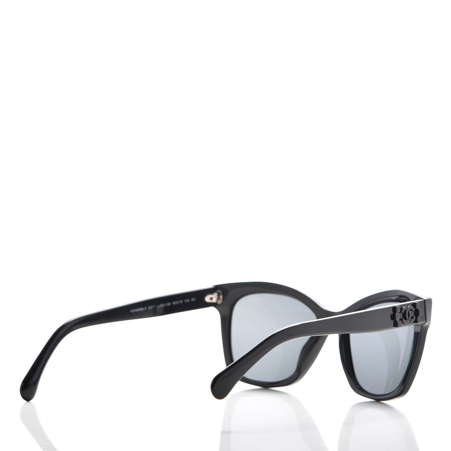Chanel CC Butterfly Signature Sunglasses 5313 Black 3 of 8