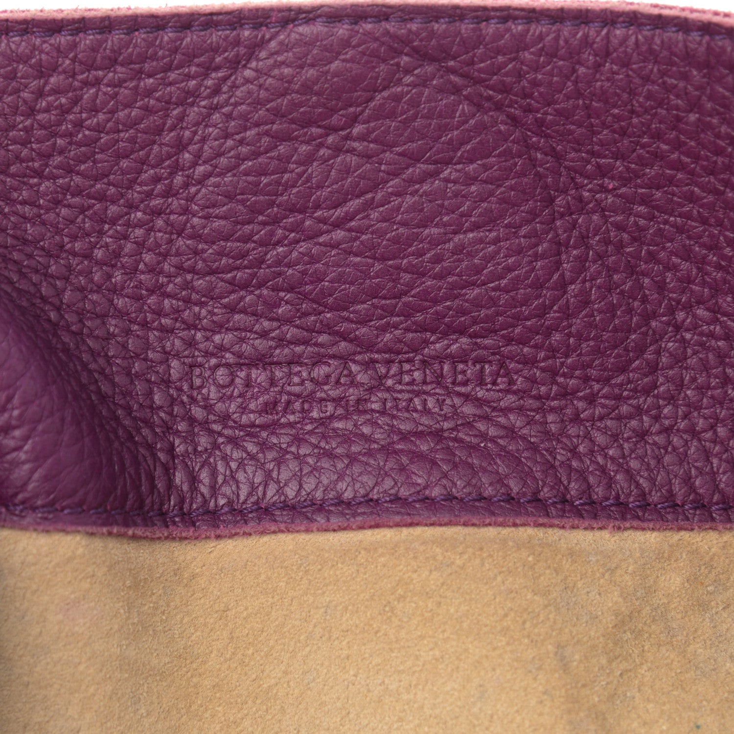 Bottega Veneta Cervo Deerskin Julie Tote Purple 9 of 12
