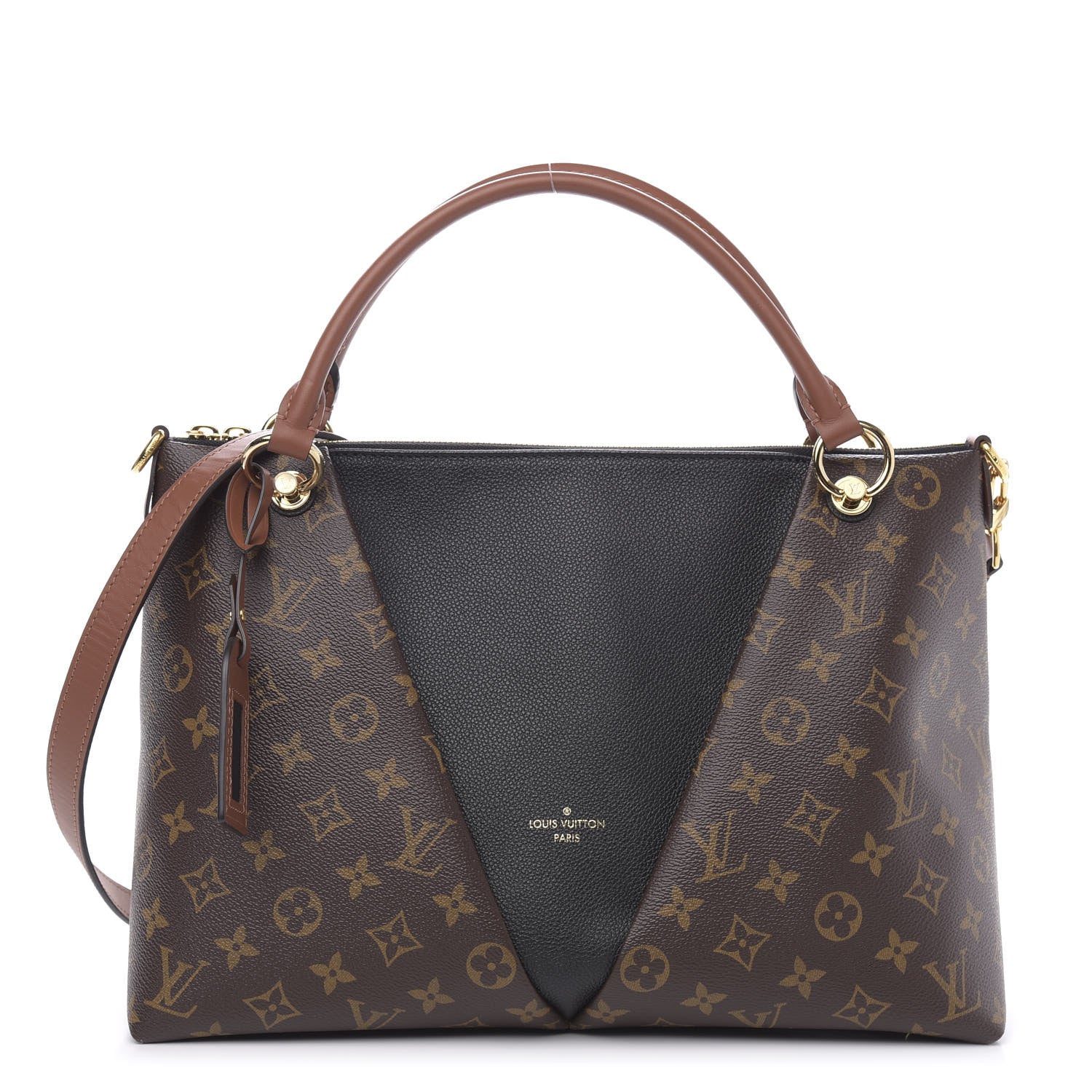 Louis Vuitton Monogram V Tote MM Black 1 of 11