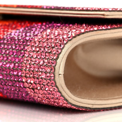 Judith Leiber Swarovski Crystal Minaudiere Clutch Gold Multicolor 9 of 11