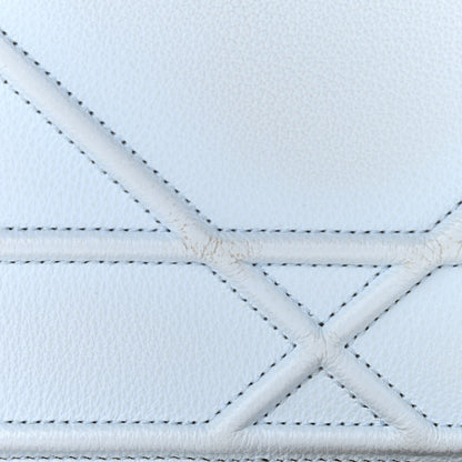 Christian Dior Calfskin Large Diorama Croisiere Chain Wallet Light Blue 11 of 16