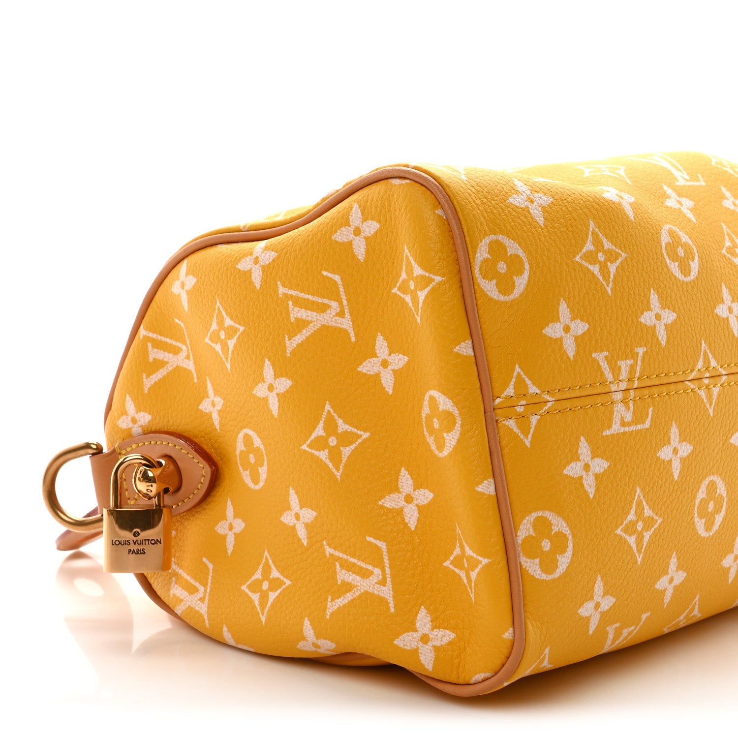 Louis Vuitton Calfskin Monogram Speedy P9 Bandouliere 25 Jaune Mat 9 of 10