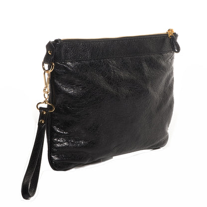 Balenciaga Agneau Giant 12 Gold Hardware Flat Handle Clutch Black 5 of 12