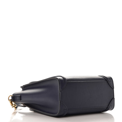 Celine Smooth Calfskin Nano Luggage Ink 4 of 8