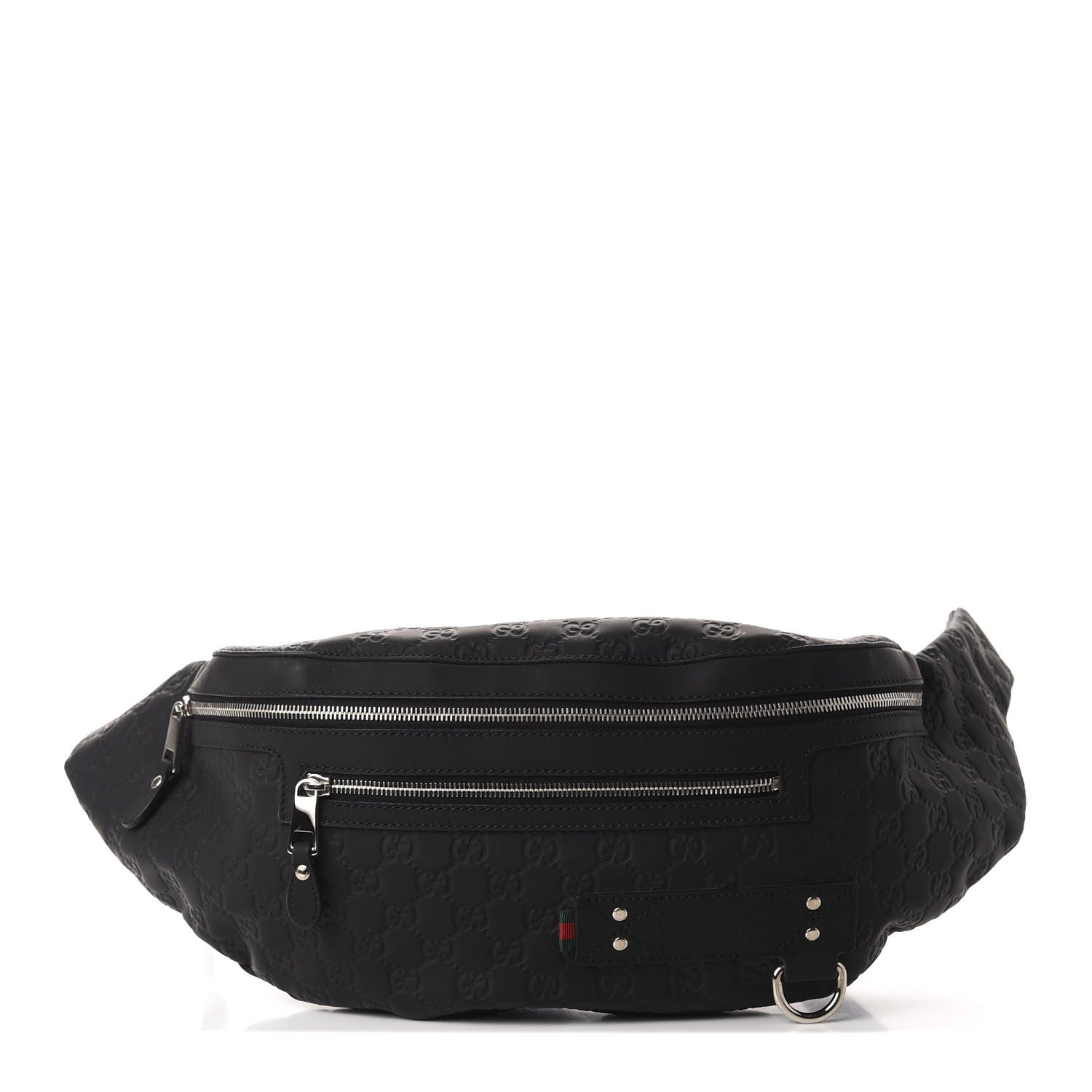 Gucci Guccissima Web Belt Bag Black 1 of 11