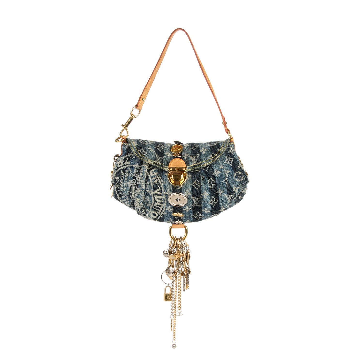 Louis Vuitton Denim Raye Judy Blame Mini Pleaty 3 of 8