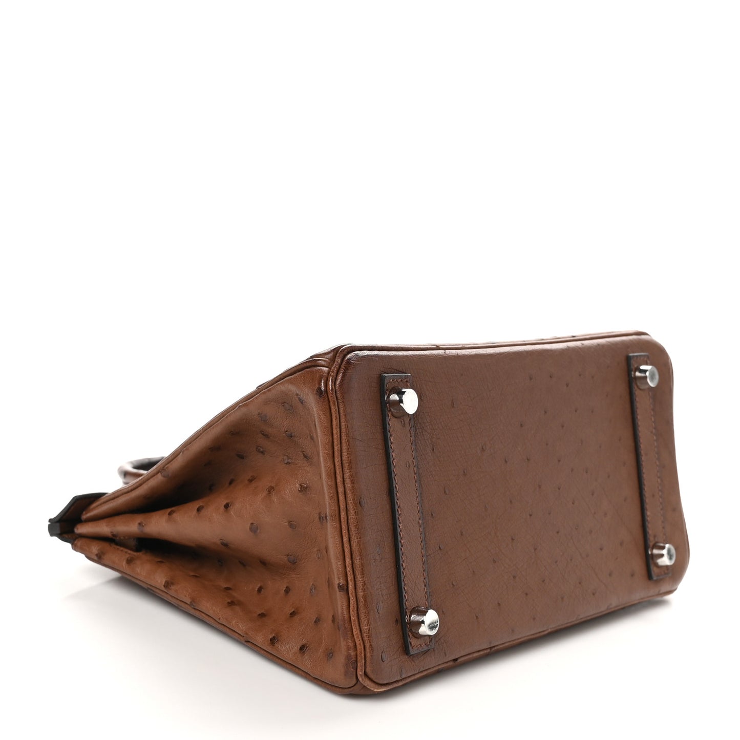Ostrich Birkin 25 Noisette