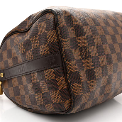 Louis Vuitton Damier Ebene Speedy Bandouliere 25 9 of 14