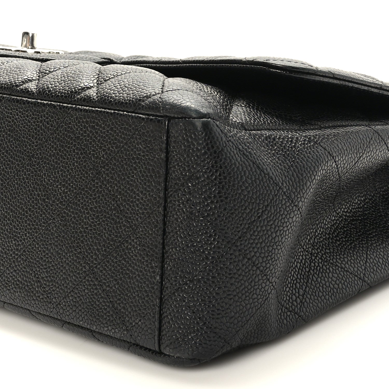 Chanel Caviar Quilted Maxi Single Flap Black 9 of 10