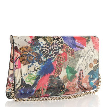 Christian Louboutin Patent Trash Printed Vero Dodat Clutch Multicolor 2 of 4