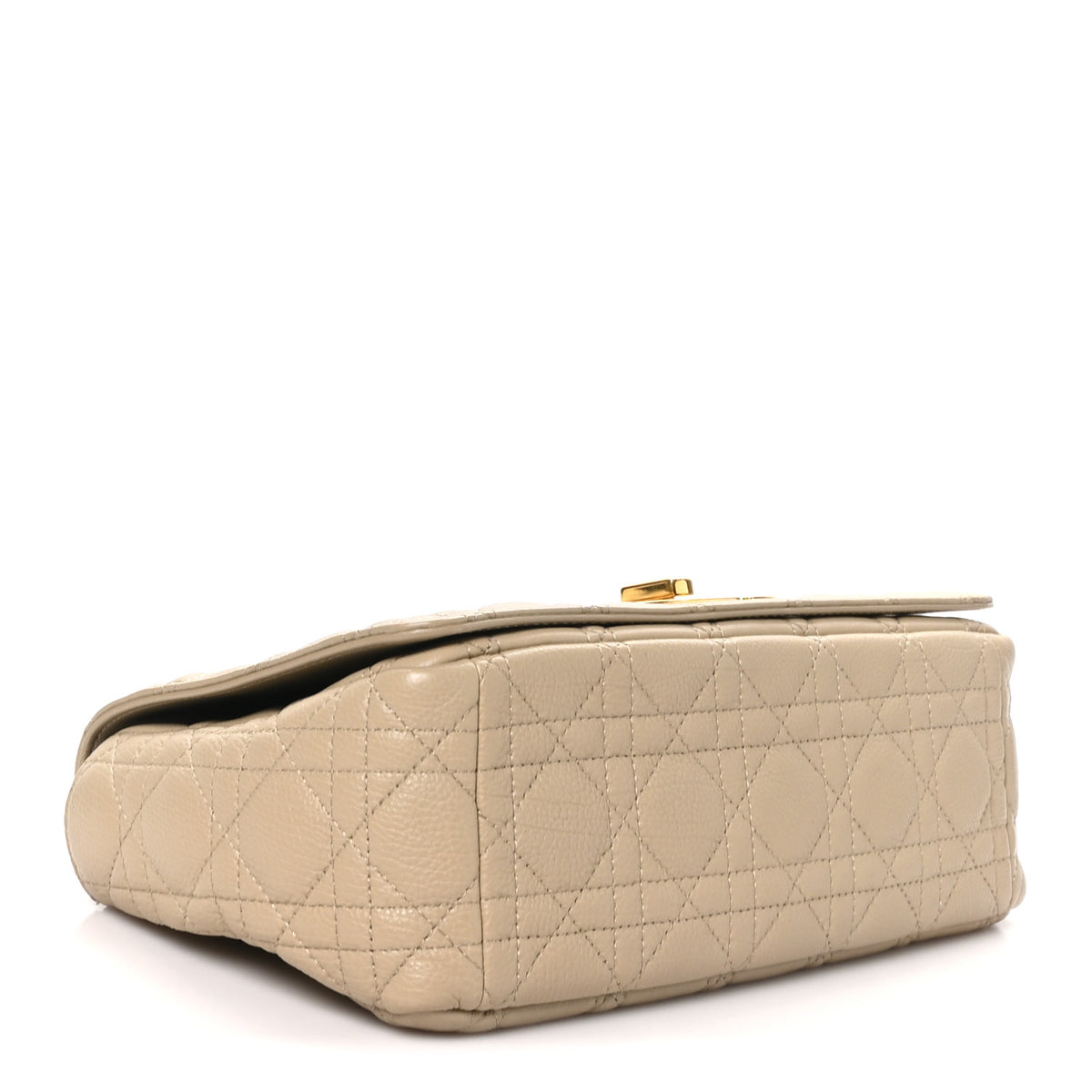 Christian Dior Supple Calfskin Cannage Medium Caro Bag Beige 4 of 10