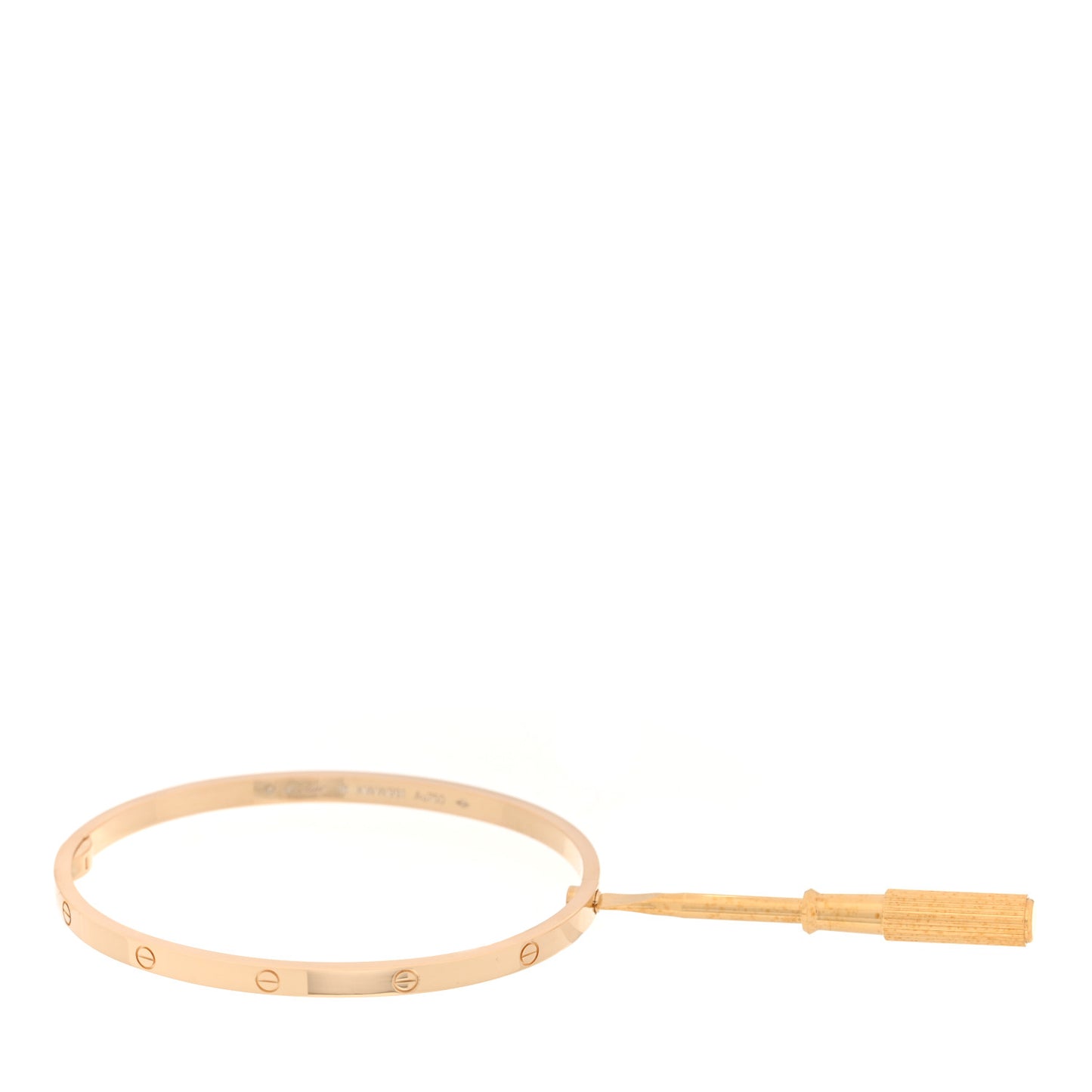 18K Yellow Gold Small LOVE Bracelet 18