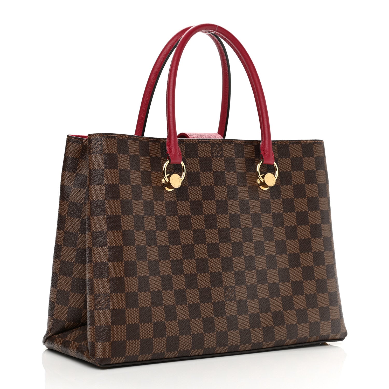 Louis Vuitton Damier Ebene LV Riverside Lie De Vin 3 of 10