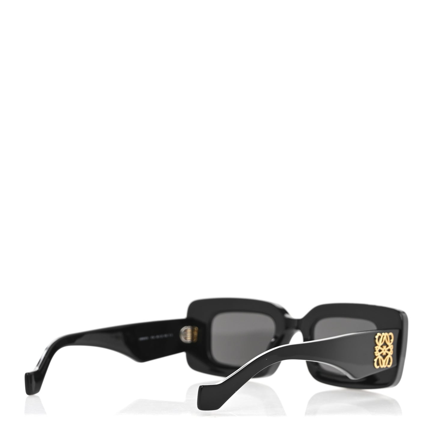 Acetate Rectangular Sunglasses LW40101I Black