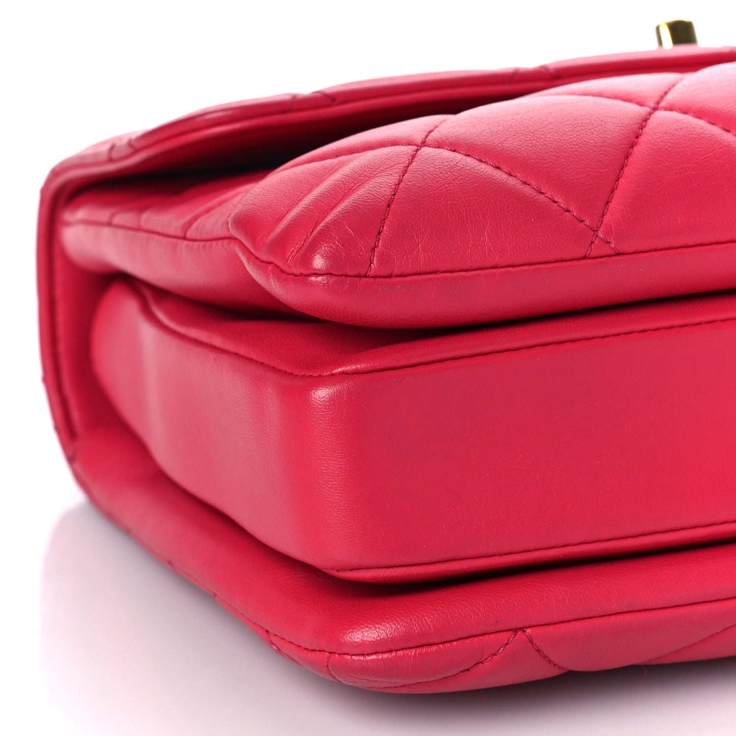 Lambskin Quilted Small Trendy CC Flap Dual Handle Bag Pink