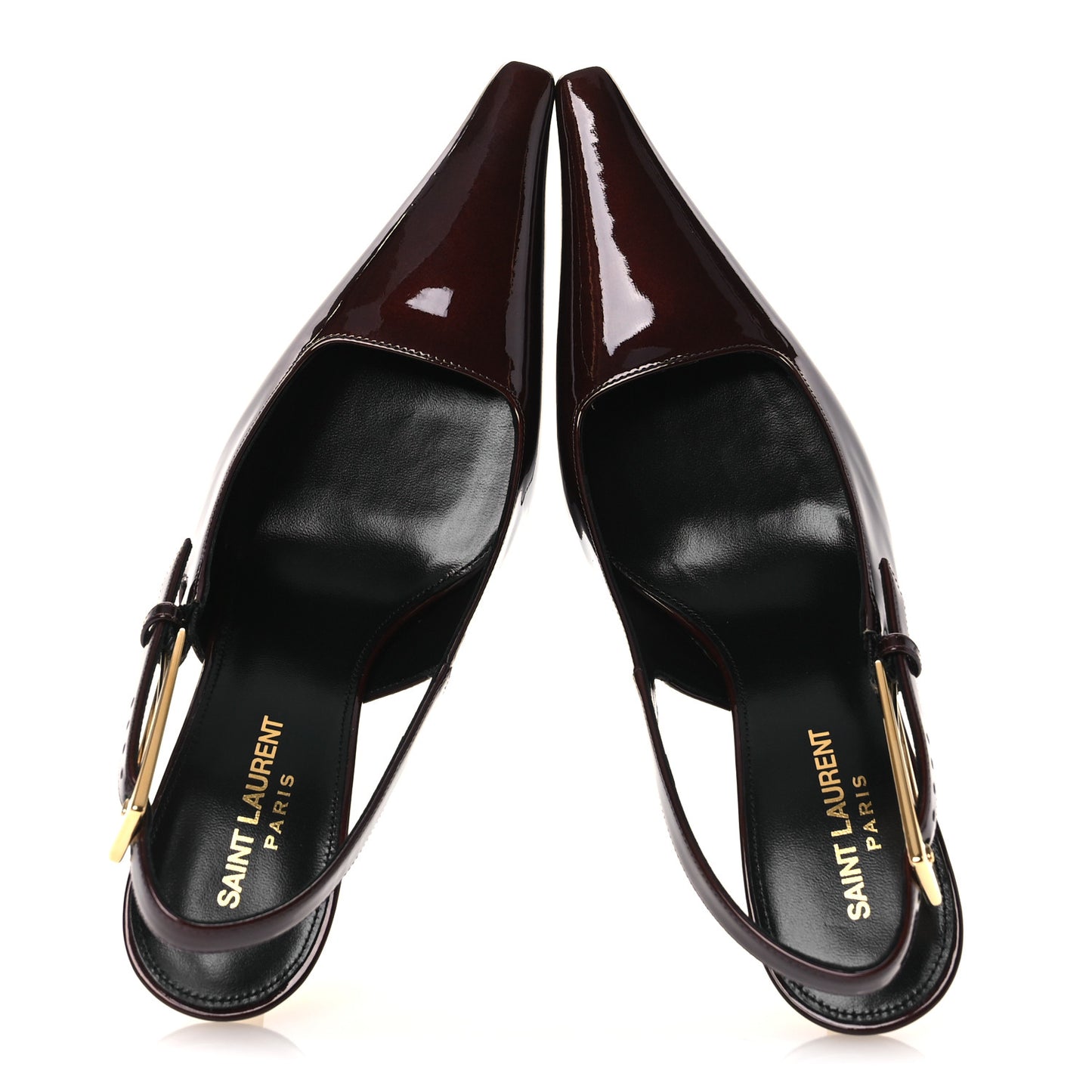 Glazed Calfskin Lee 75 Slingback Pumps 37 Marron Glace