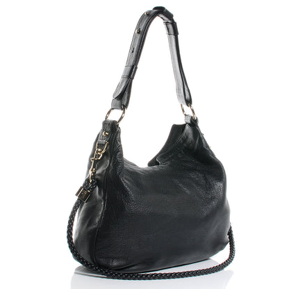 Gucci Leather G Wave Shoulder Bag Black 3 of 7