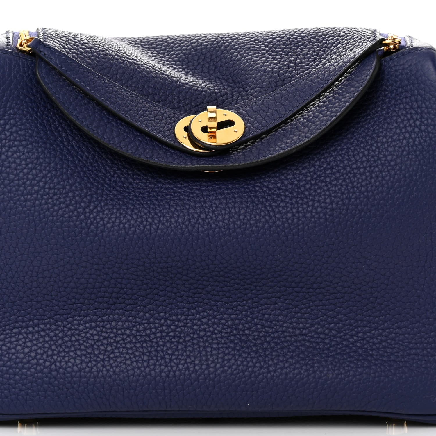 Hermes Taurillon Clemence Lindy 26 Bleu Encre 8 of 10