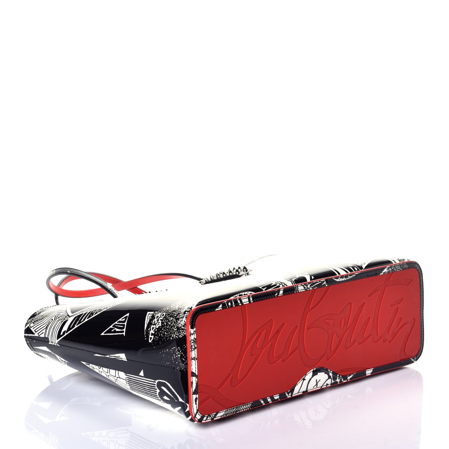 Patent Metro Graf Spikes East West Cabata Tote Black