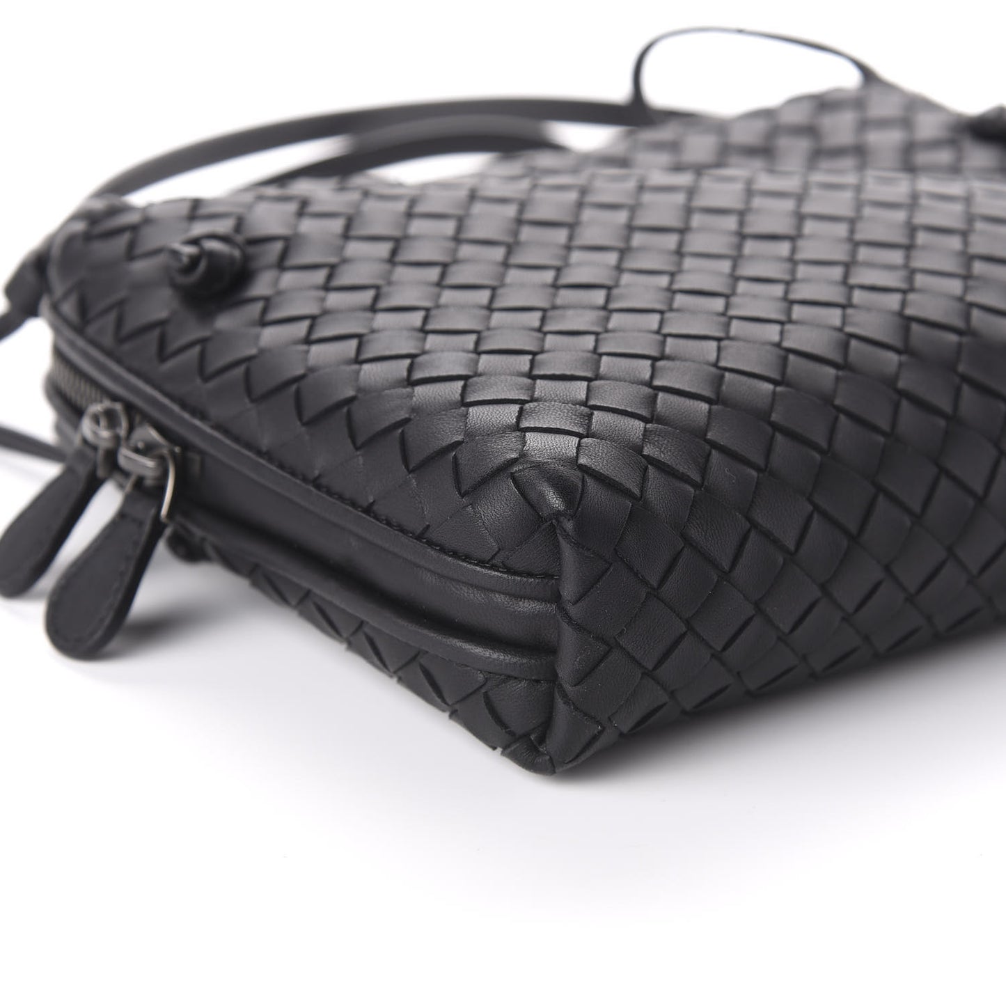 Nappa Intrecciato Nodini Bag Black