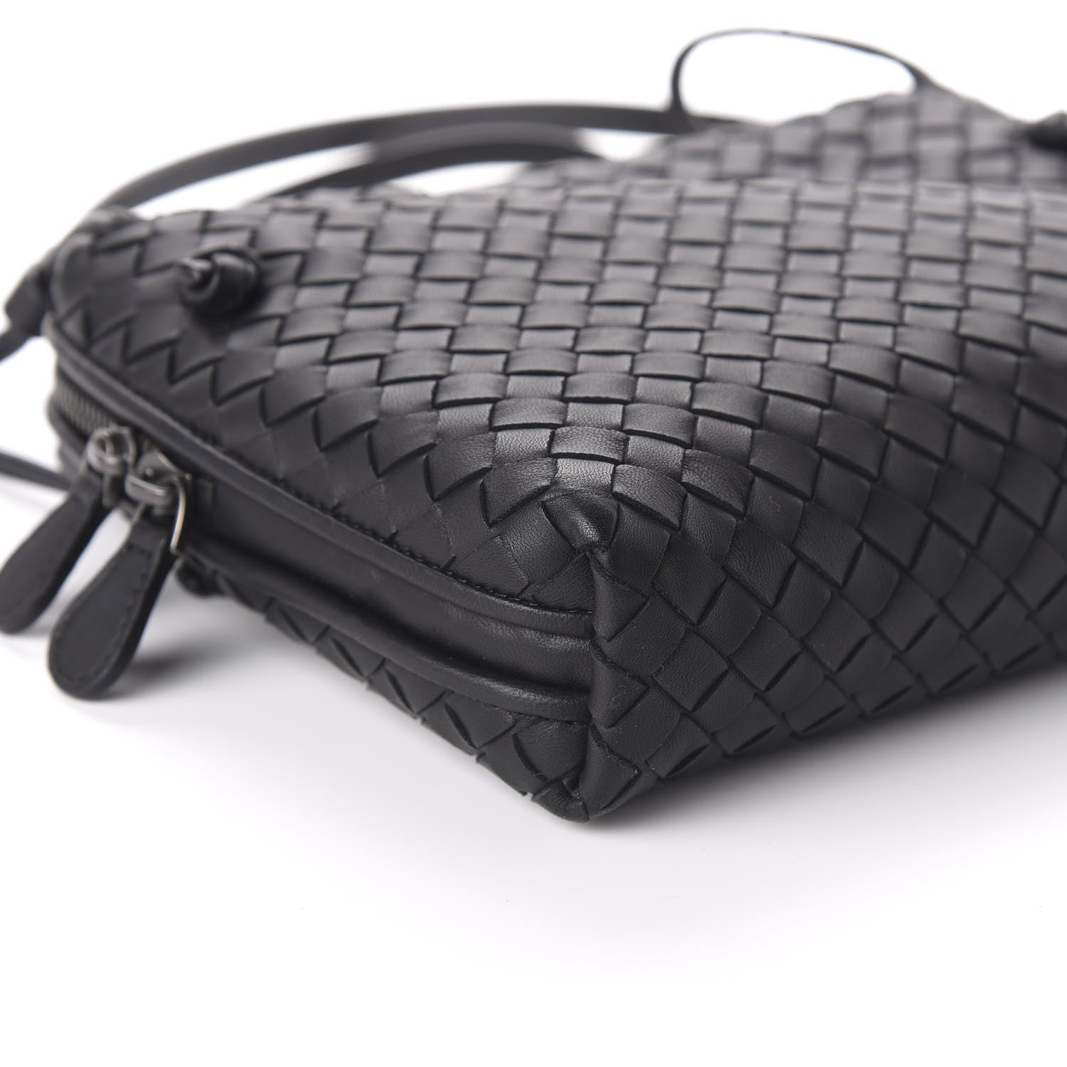 Bottega Veneta Nappa Intrecciato Nodini Bag Black 6 of 9