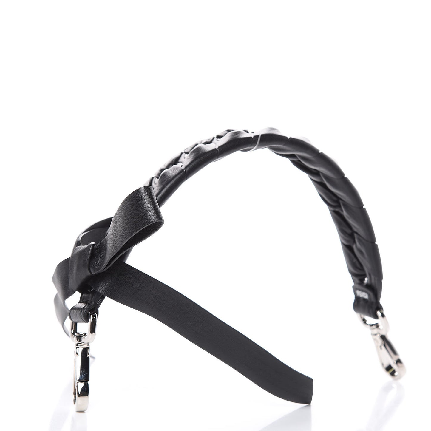 Vitello Liberty Shiny Nappa Lace Up Bow Mini Strap You Black