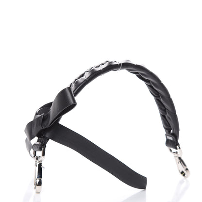 Fendi Vitello Liberty Shiny Nappa Lace Up Bow Mini Strap You Black 2 of 4