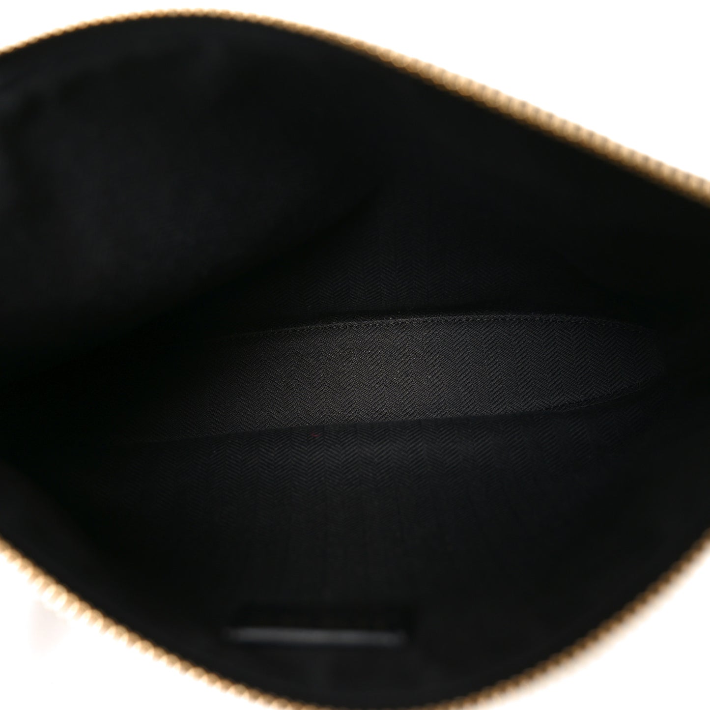 Jacquard Anagram Calfskin Pouch Blue Beige