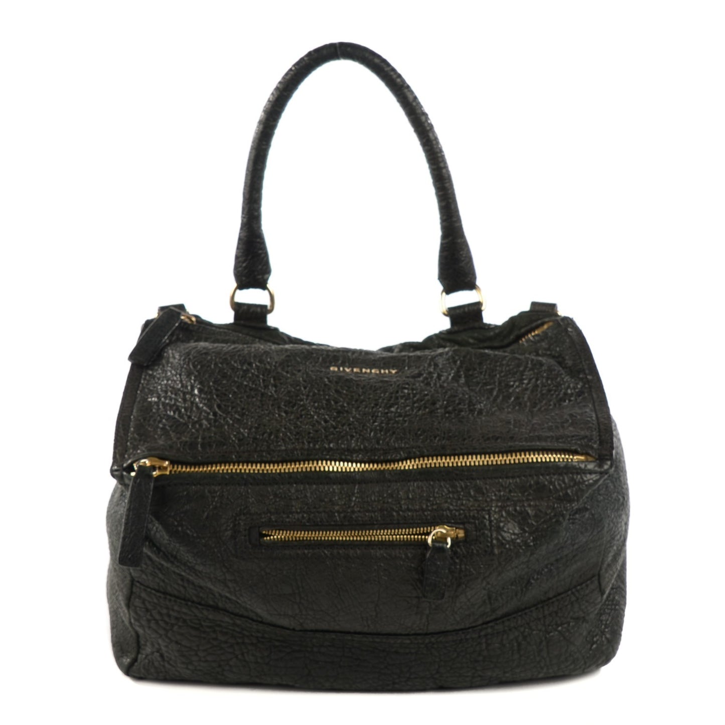 Bubble Calfskin Medium Pandora Black