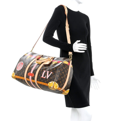 Louis Vuitton Monogram Summer Trunks Keepall Bandouliere 50 2 of 7