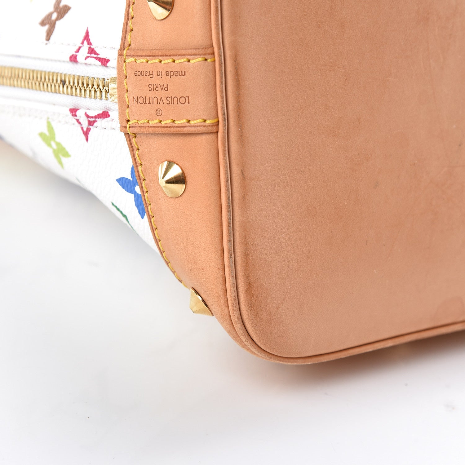 Louis Vuitton Monogram Multicolor Alma White 9 of 13